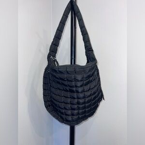FP Movement by Free People Black Quilted Shoulder Bag